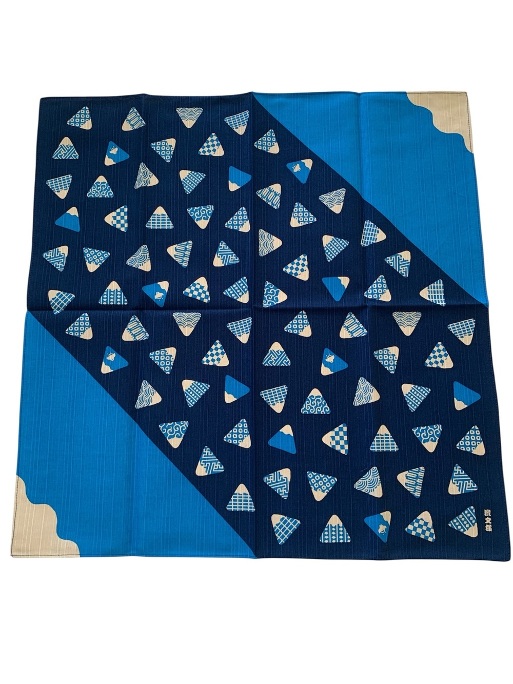 NEW Hamamonyo Japanese Furoshiki 19.7” Onigiri Rice Ball Print Wrapping Cloth 🇯🇵
